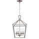 Lacey 4 Light 12 inch Polished Chrome Pendant Ceiling Light