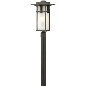Manhattan LED 22 inch Oil Rubbed Bronze Outdoor Post Mount Lantern