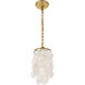 Selene 1 Light 6 inch Brass Pendant Ceiling Light