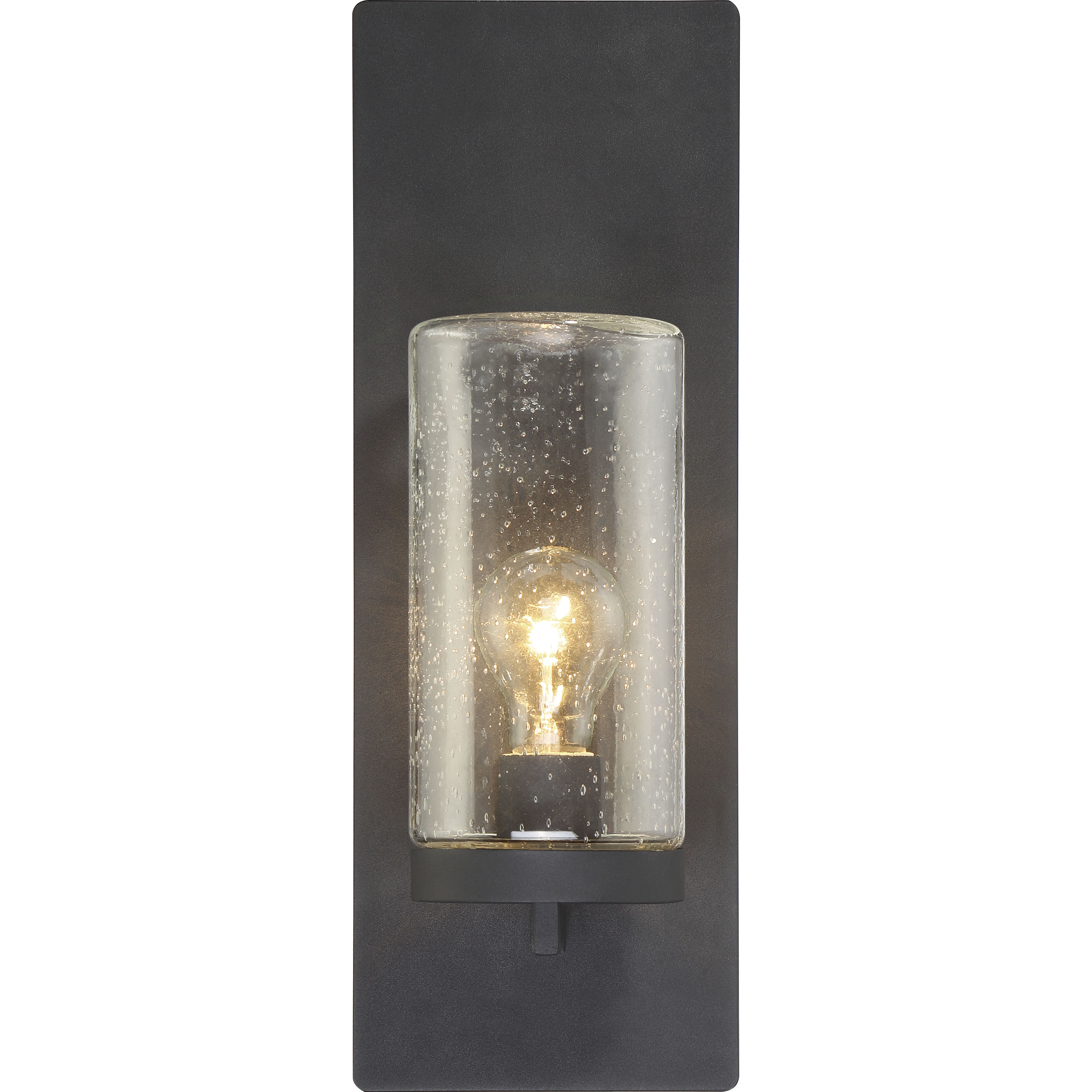 Indie 1 Light 6 inch Textured Black Wall Sconce Wall Light, Large