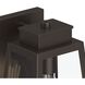 Hedry 1 Light 10 inch Antique Bronze Outdoor Wall Lantern