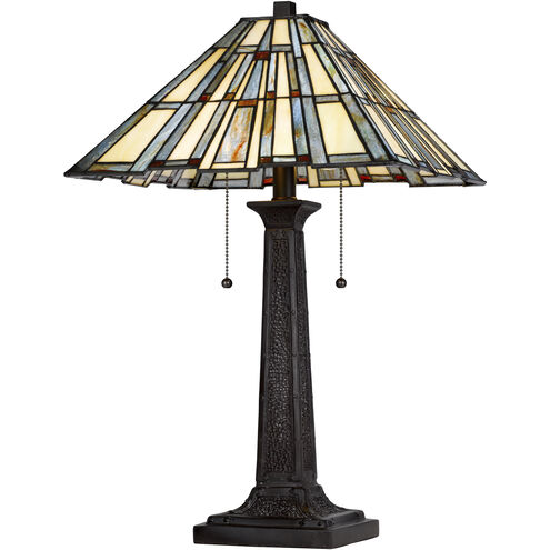 3100 Tiffany 23 inch 60.00 watt Dark Bronze Table Lamp Portable Light
