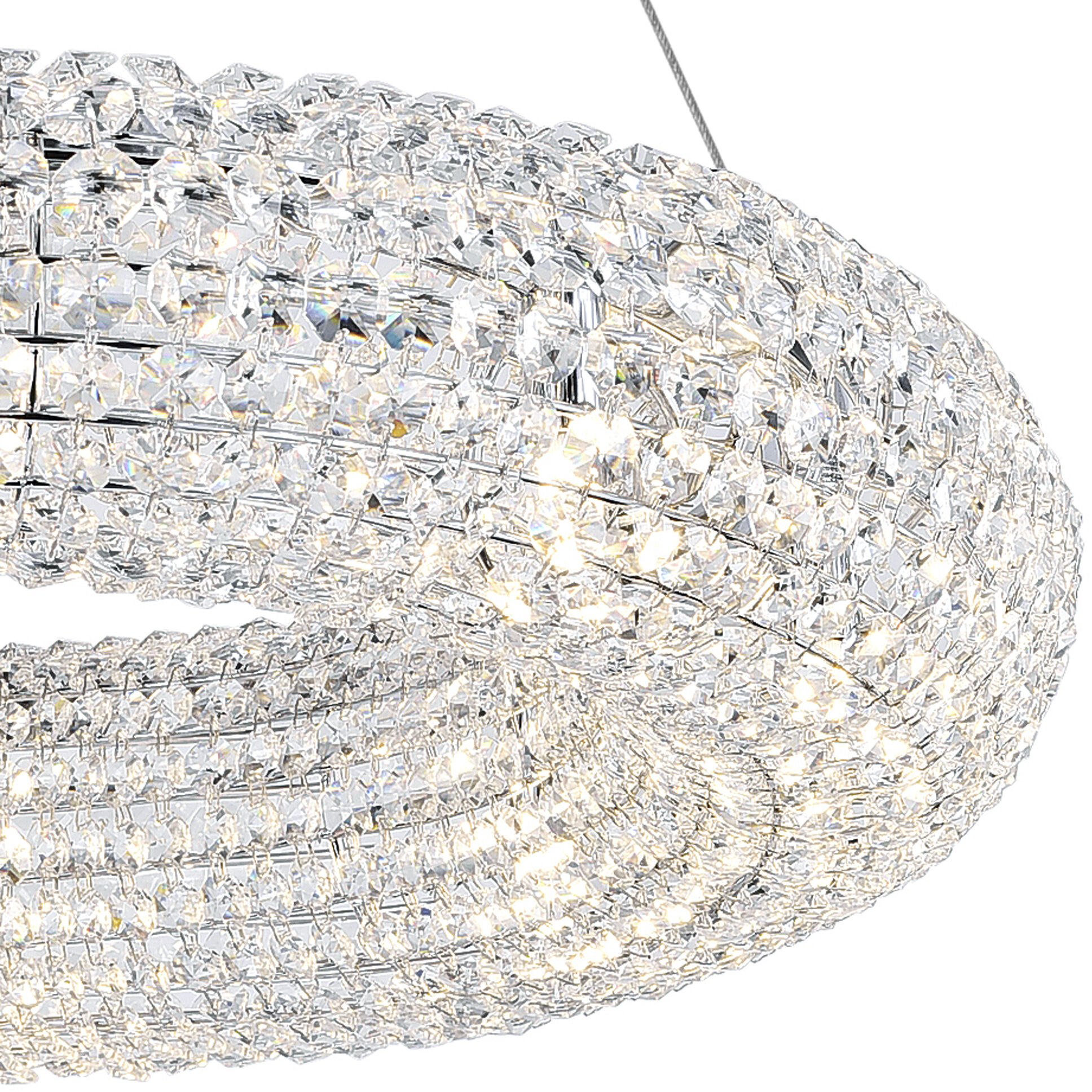 Veronique 8 Light 24 inch Chrome Down Chandelier Ceiling Light