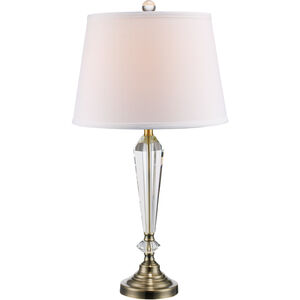 Laguna 25 inch 60 watt Antique Brass Table Lamp Portable Light