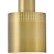 Casey 1 Light 9 inch Lacquered Brass Pendant Ceiling Light