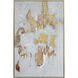 Gilded Echo Study Multicolor and Gold Wall Art