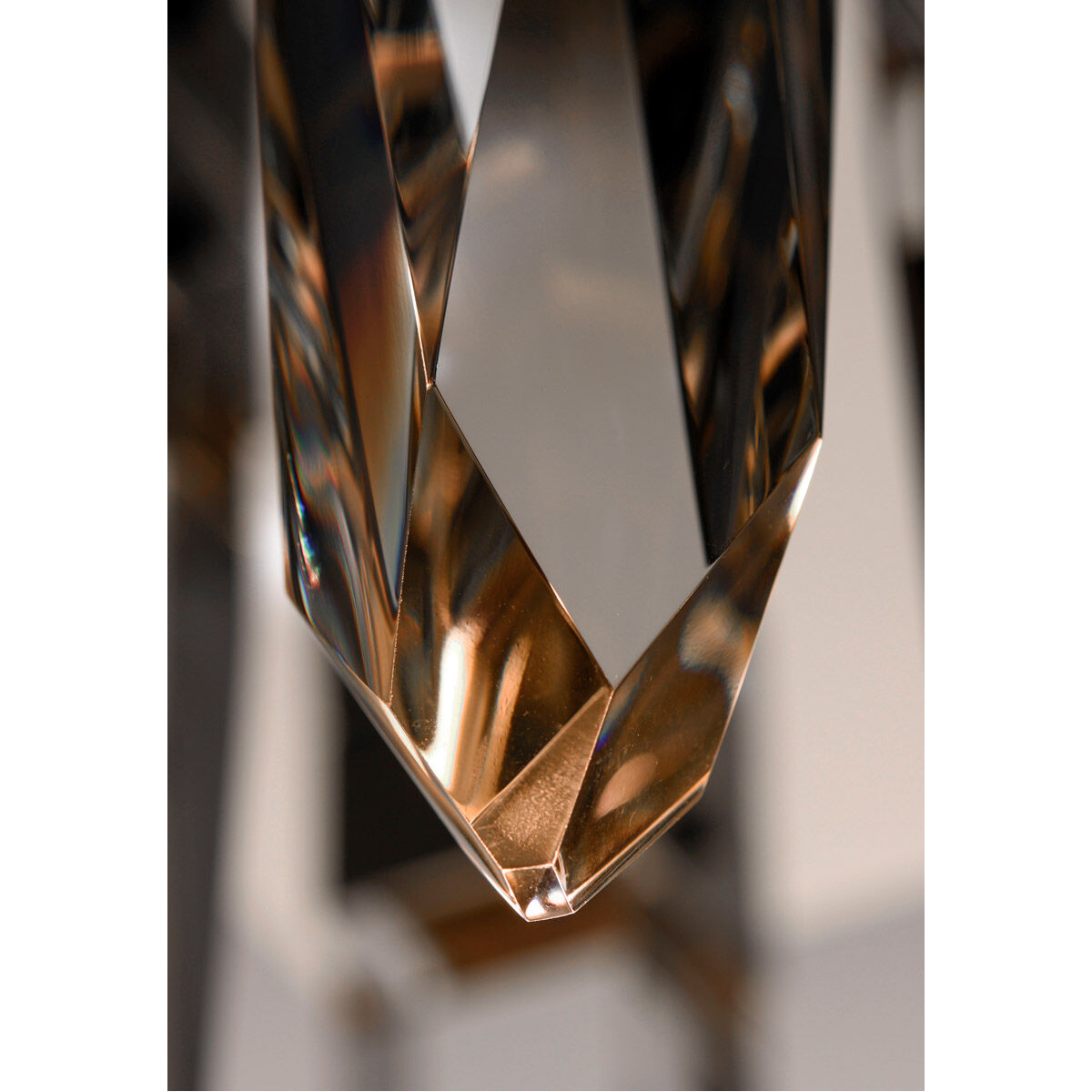 Quartz LED 13 inch Polished Chrome Multi-Light Pendant Ceiling Light