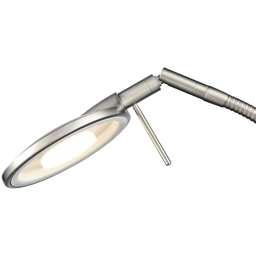 Dessau Flex 18 inch 13.00 watt Satin Nickel Desk Lamp Portable Light