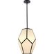 Latham 1 Light 14 inch Matte Black Pendant Ceiling Light