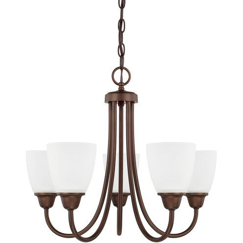 Trenton 5 Light 21 inch Bronze Chandelier Ceiling Light