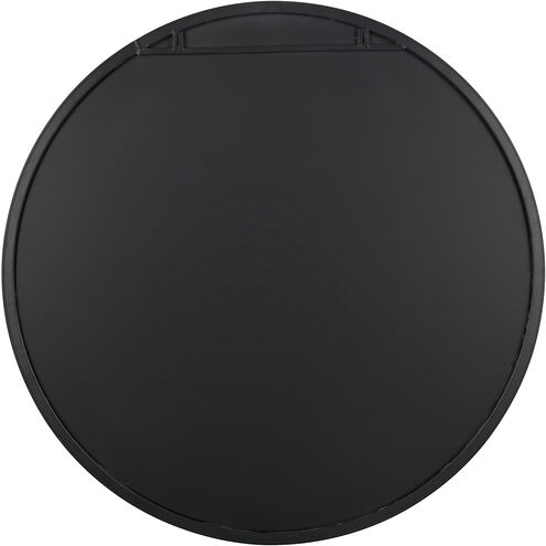 Delk 36 X 36 inch Matte Black with Clear Wall Mirror, Large