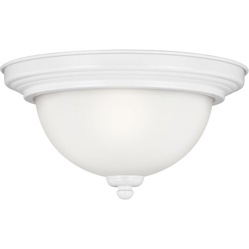 Geary 1 Light 10.5 inch White Flush Mount Ceiling Light