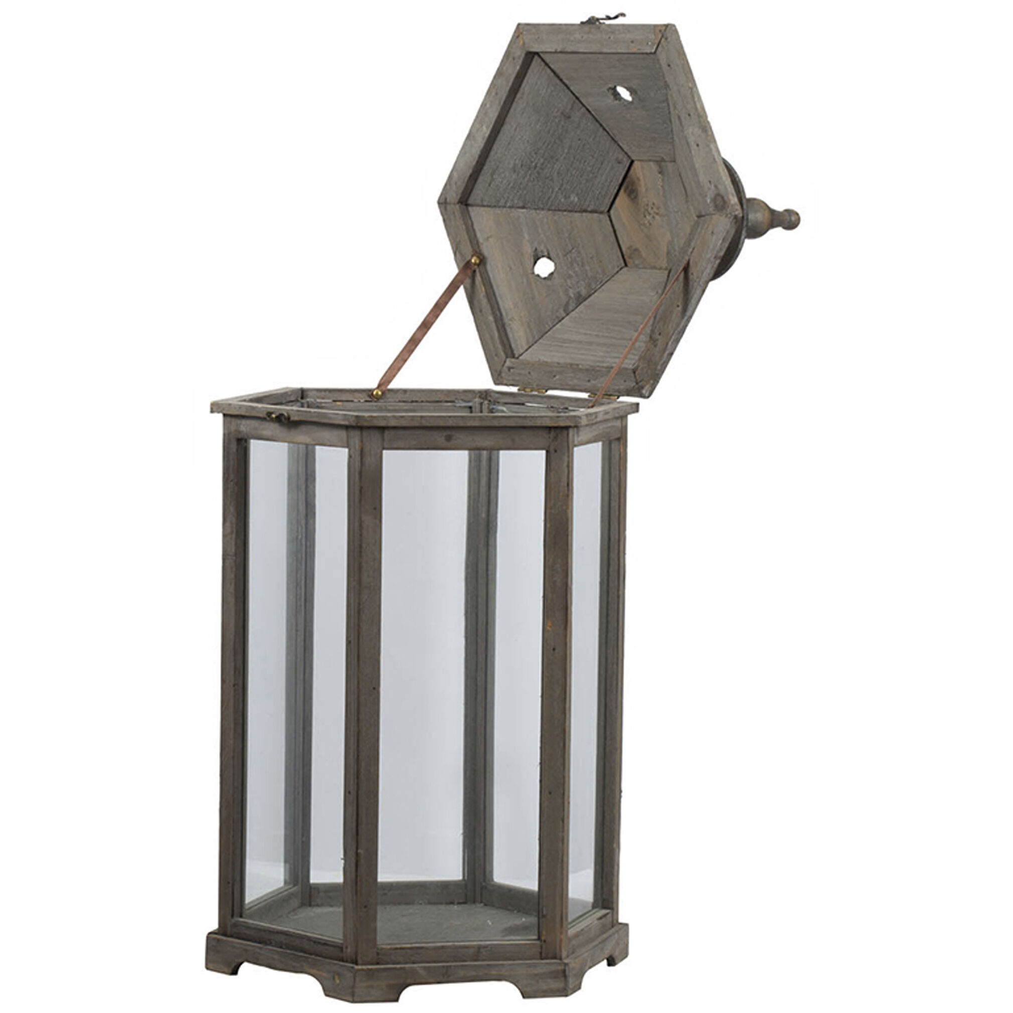 Graca 11.5 inch Natural Outdoor Lantern, Set of 2