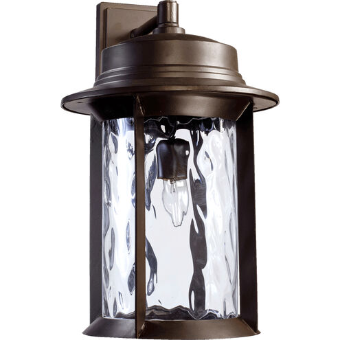 Charter 1 Light 19 inch Oiled Bronze Outdoor Wall Lantern