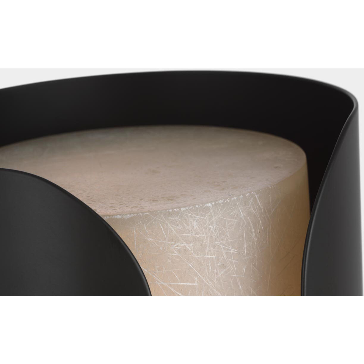 Anne-Marie Barton Armise Sconce Wall Light in Matte Carbon