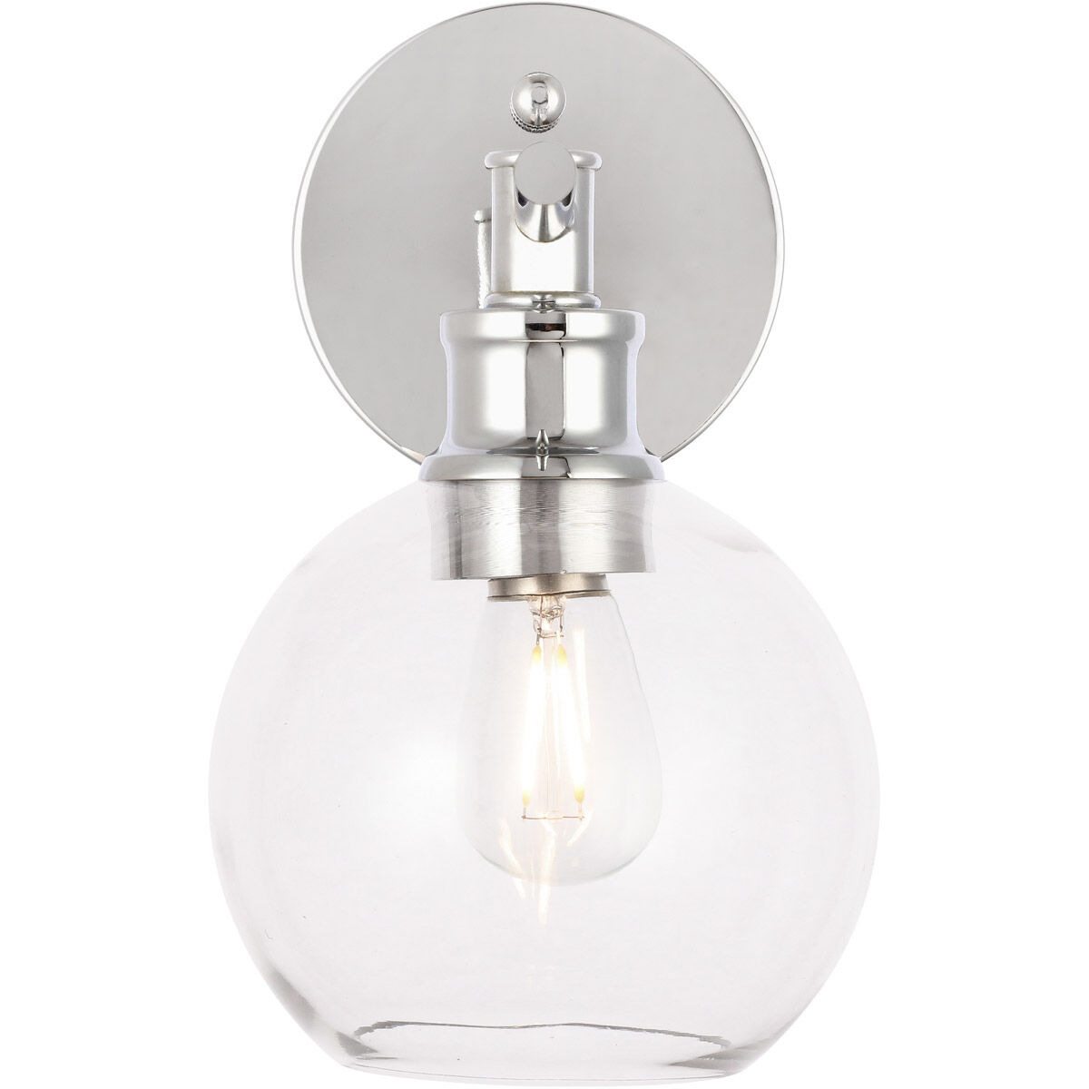 Collier 1 Light 6 inch Chrome Wall sconce Wall Light