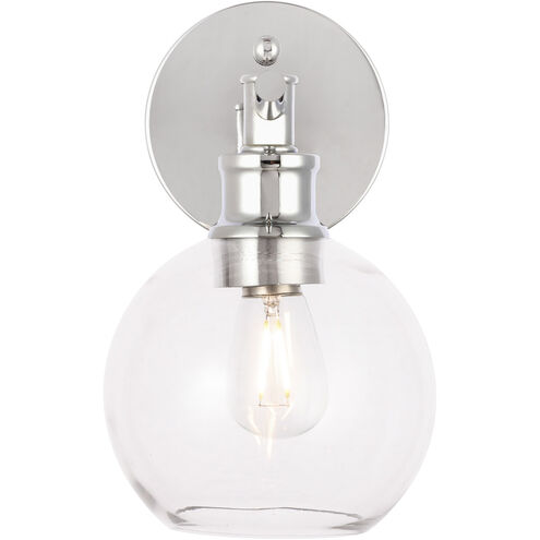 Syracuse 1 Light 6 inch Chrome Wall sconce Wall Light