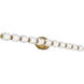 Forever Seduction LED 32 inch Aged Brass Bath Vanity & Wall Light