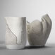 Dynasty 14 X 12 inch Vase in Matte White Porcelain