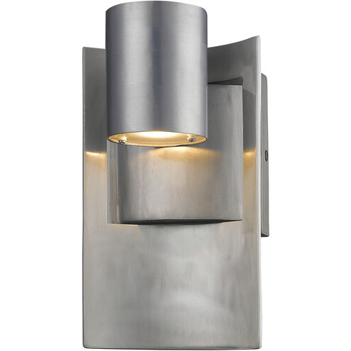 Amador LED 9.63 inch Silver Outdoor Wall Light