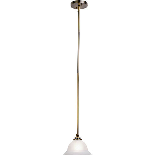North Port 1 Light 8.25 inch Antique Brass Mini Pendant Ceiling Light