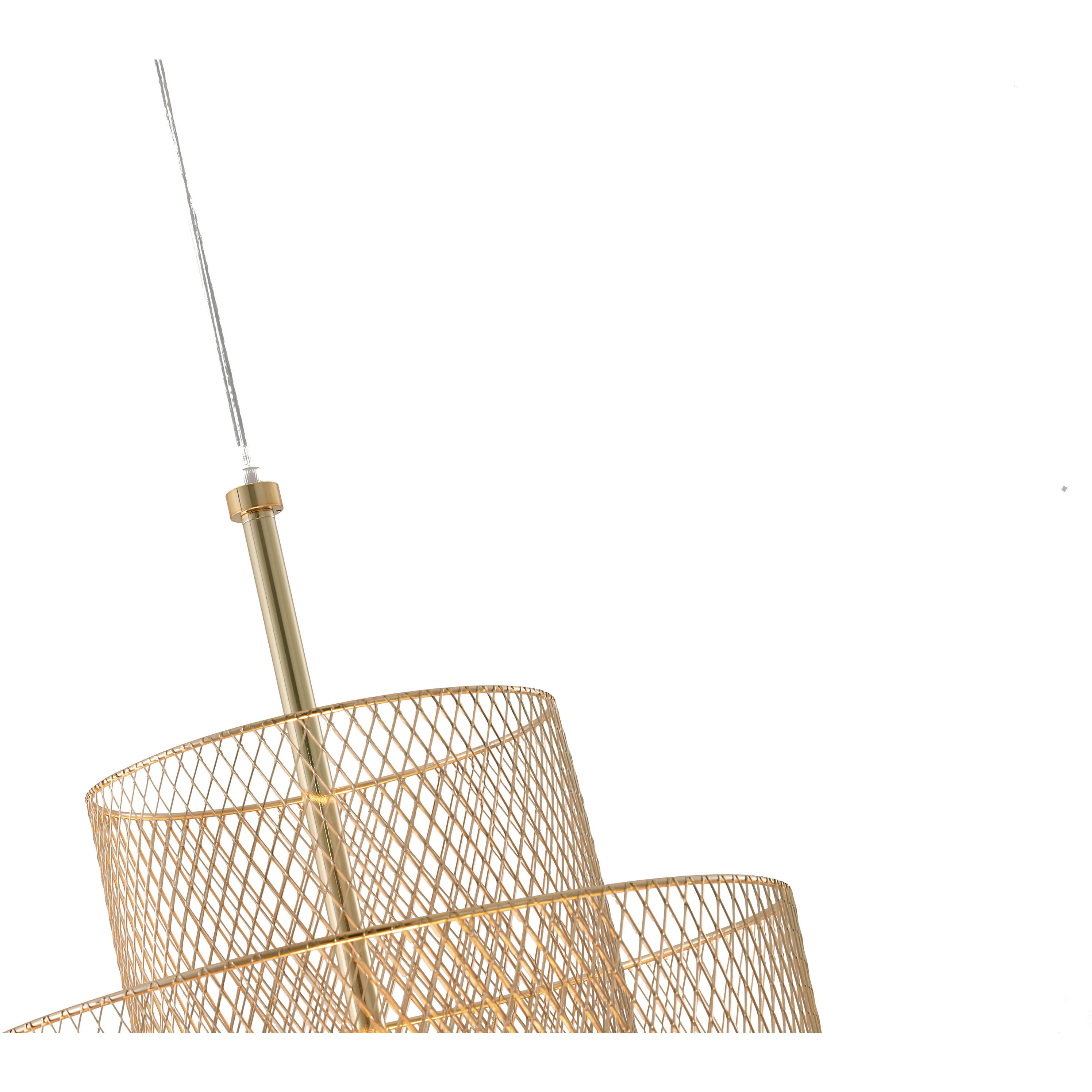 Canada LED 23.6 inch Gold Chandelier Ceiling Light