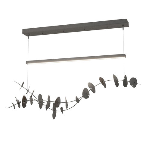 Lily LED 41.1 inch Natural Iron and Oil Rubbed Bronze Pendant Ceiling Light in Natural Iron/Oil Rubbed Bronze