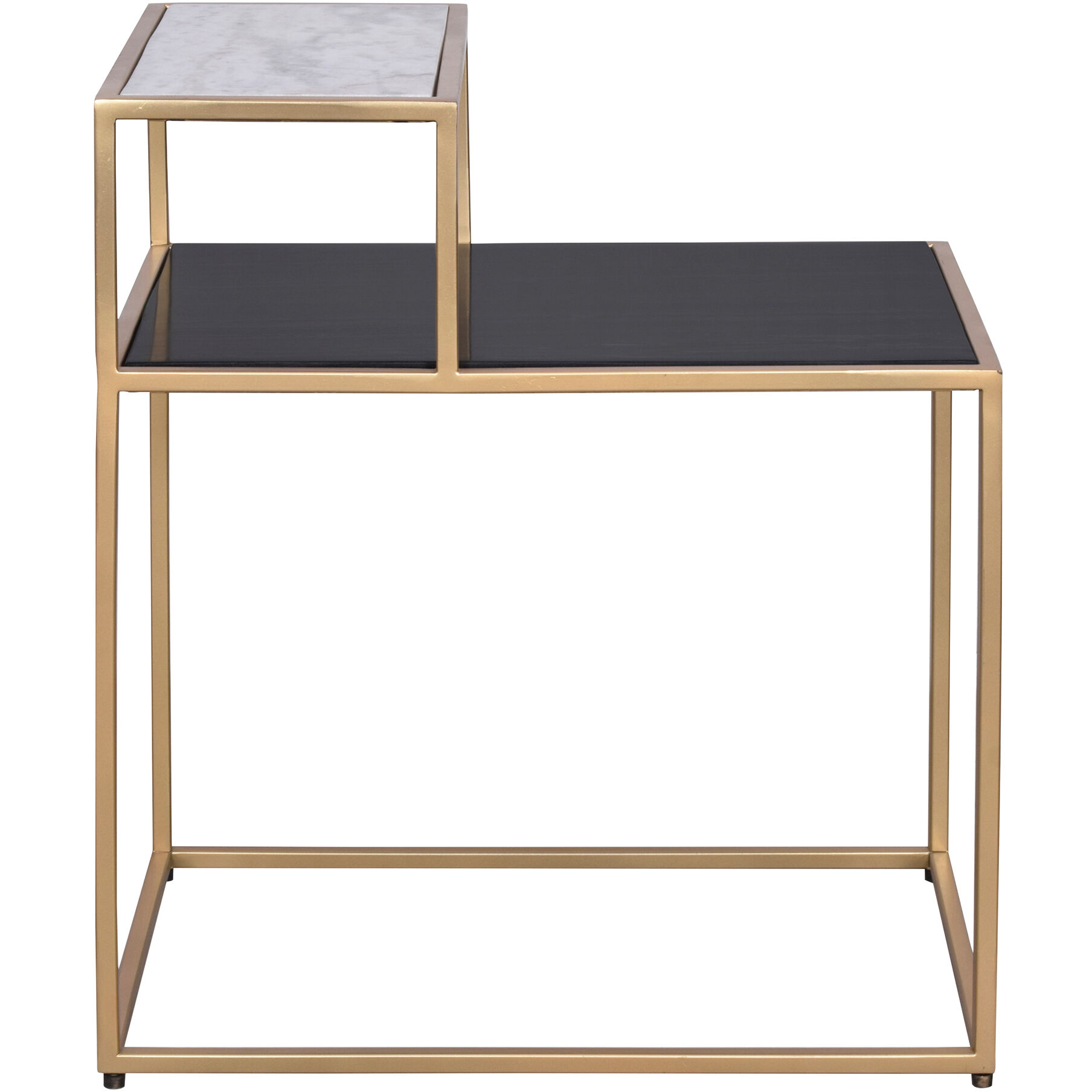 Mies 24 X 20 inch Gold End Table