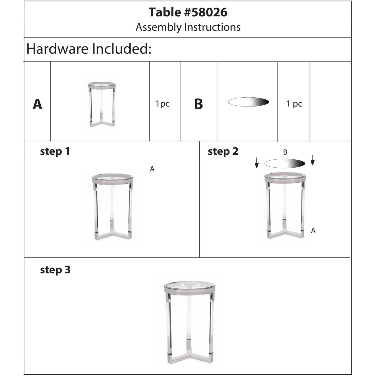 Carter 23.25 X 15.5 inch Silver Side Table