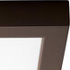Altair LED 9 inch Oiled Bronze Flush Mount Ceiling Light