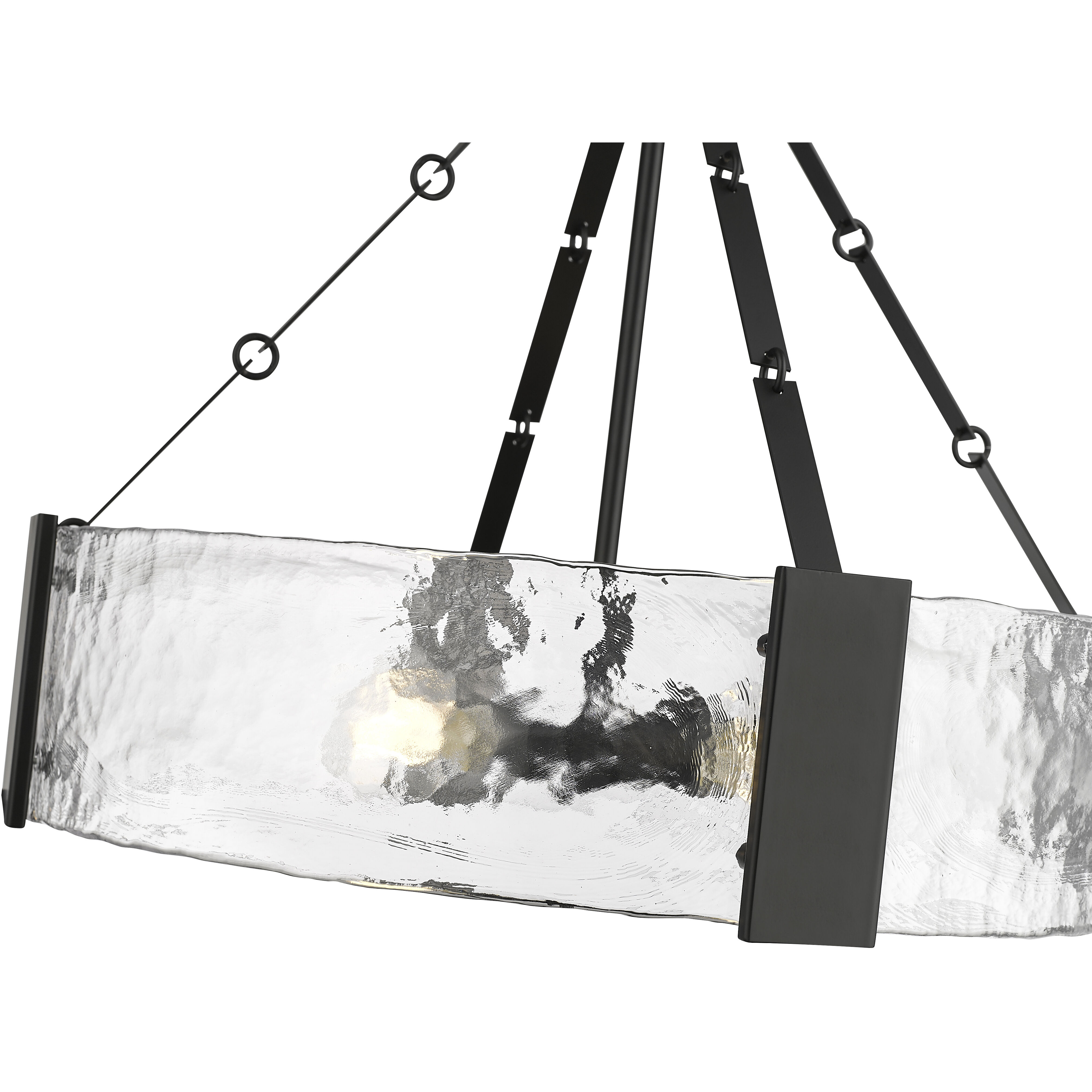 Rezi 4 Light 24.25 inch Matte Black Pendant Ceiling Light