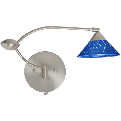 Kona 1WU 21 inch 50 watt Satin Nickel Swing Arm Sconce Wall Light