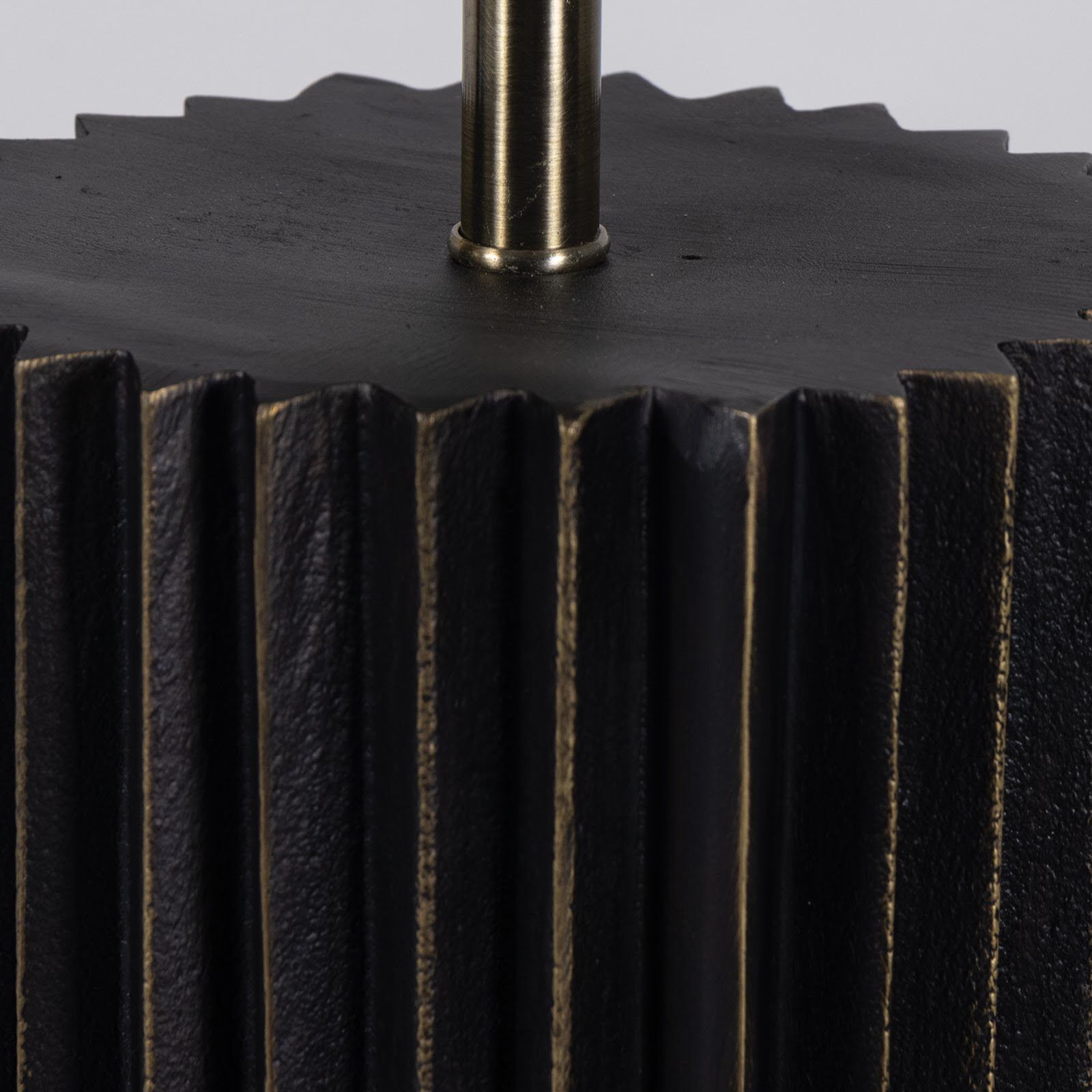 Zara 30.5 inch 150.00 watt Blacken Zinc Table Lamp Portable Light