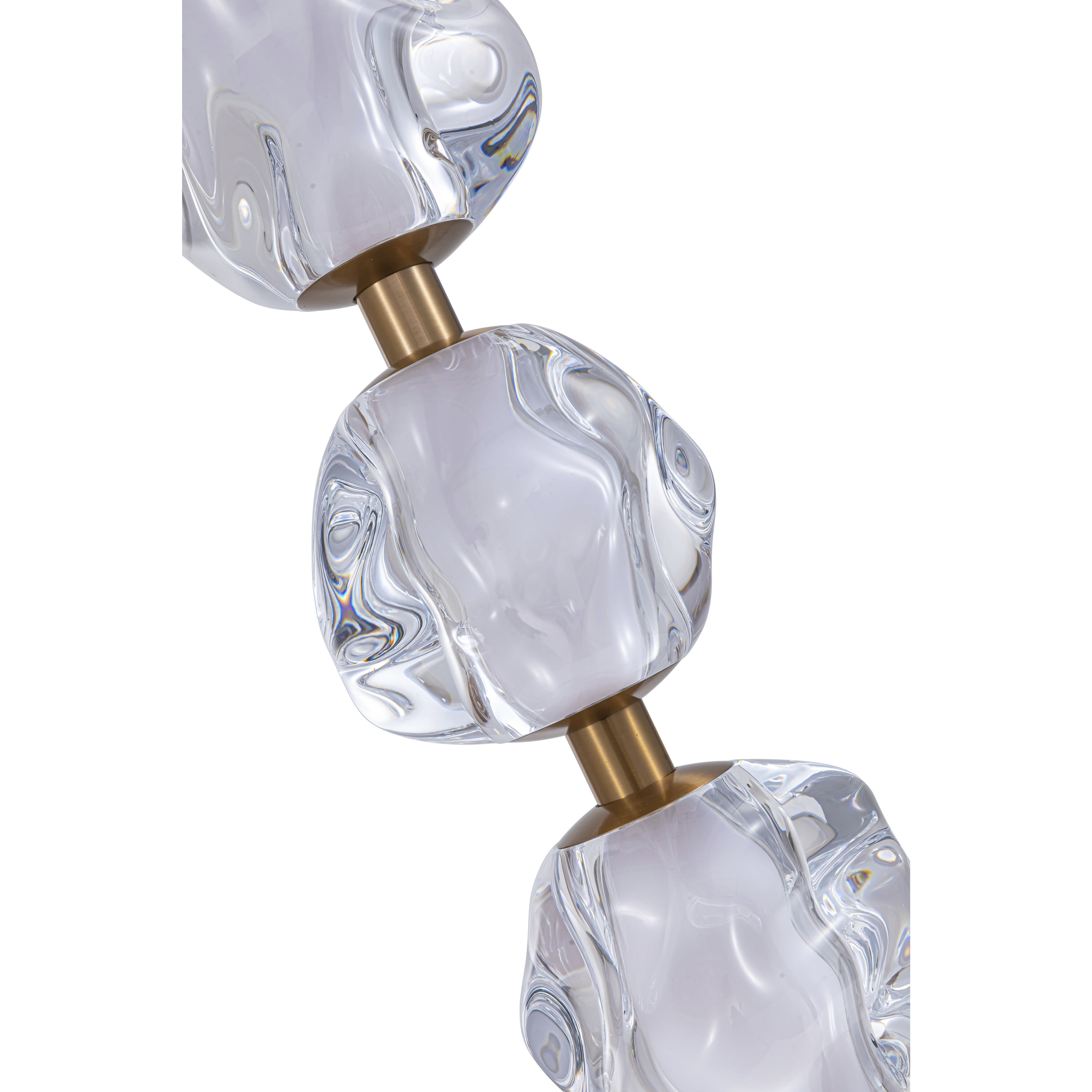 Jackie LED 6.3 inch Satin Brass Pendant Ceiling Light