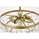 Kora 3 Light 13 inch Brass Pendant Ceiling Light