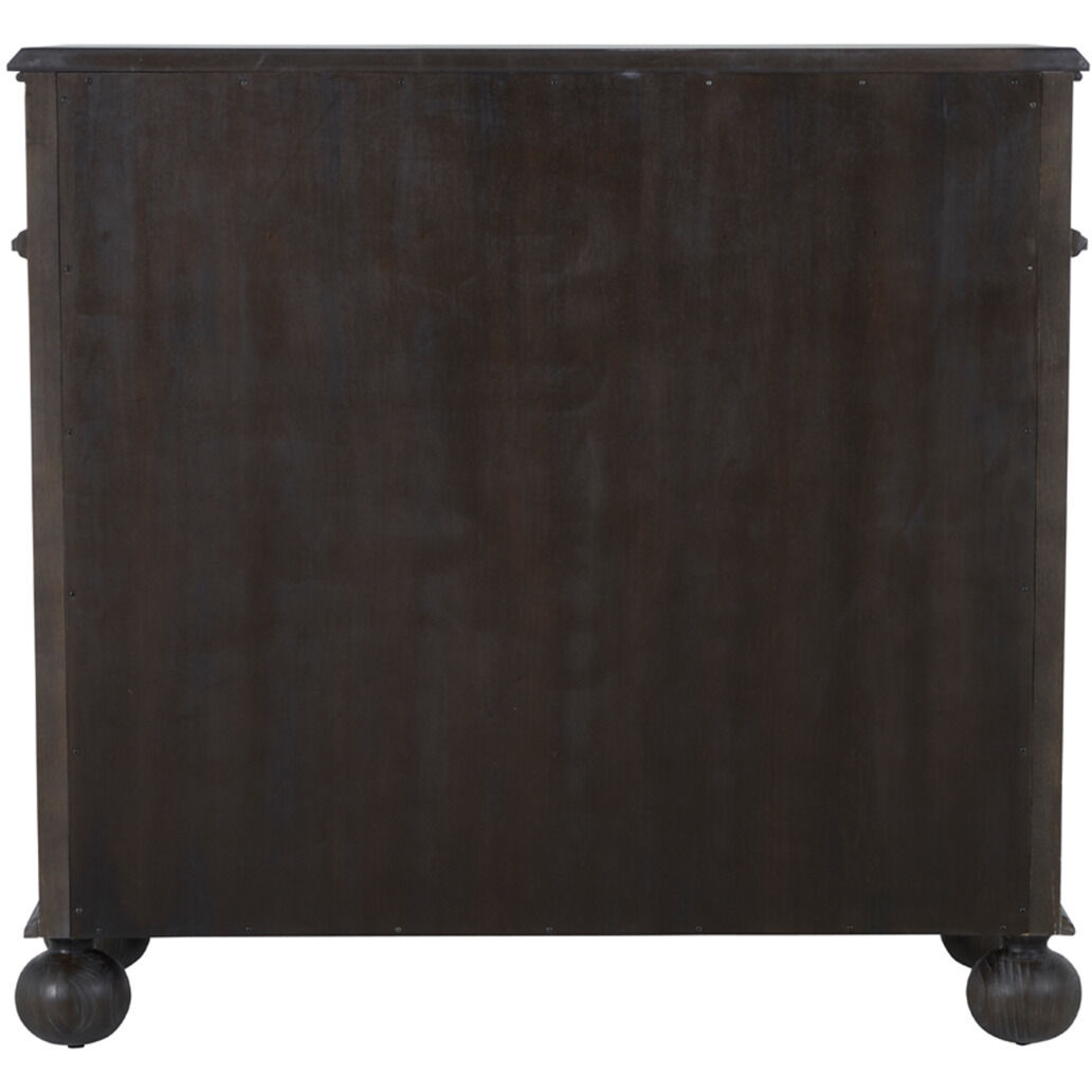 Ezekiel Cerused Forest Black / Antique Bronze Cabinet