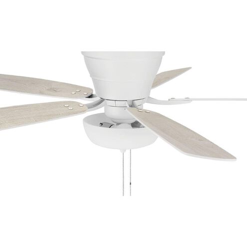 Wheeler 52 inch White with White/Washed Oak Blades Fan
