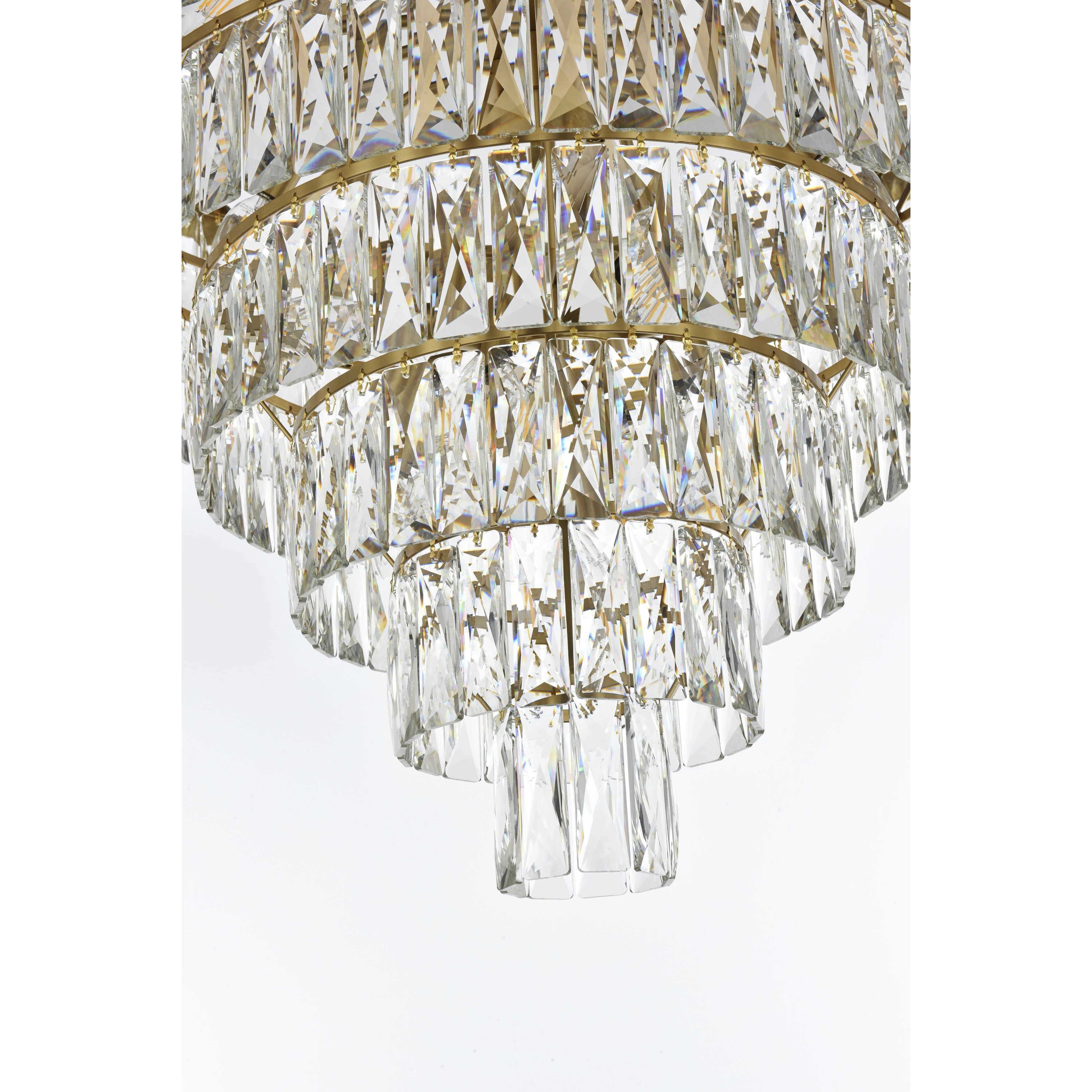 Josephine 25 Light 32 inch Satin Gold Chandelier Ceiling Light