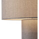 Moonlight 20 inch 14 watt Gray Table Lamp Portable Light