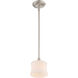Terrell 1 Light 6 inch Satin Nickel Mini Pendant Ceiling Light