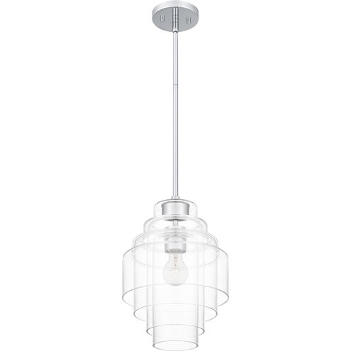 Driscoll 1 Light 10 inch Polished Chrome Mini Pendant Ceiling Light