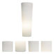 Rico Espinet Marina 22 inch 60 watt Frosted White Cased Glass Table Lamp Portable Light