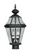 Georgetown 2 Light 21 inch Black Outdoor Post Top Lantern