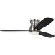 Orbis 52 Hugger LED 52 inch Brushed Steel with Silver Blades Indoor/Outdoor Ceiling Fan