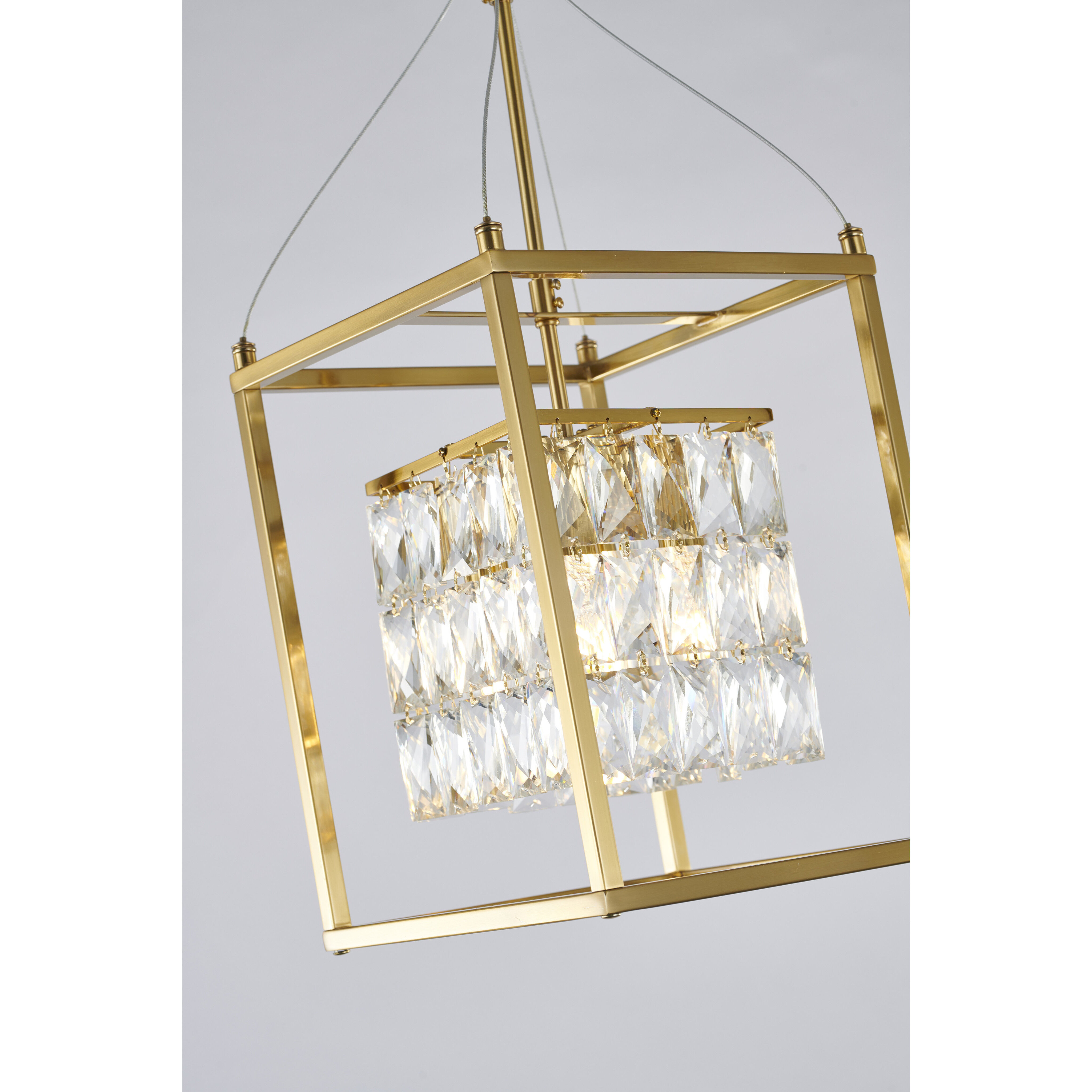 Canada 4 Light 10 inch Antique Brass Chandelier Ceiling Light