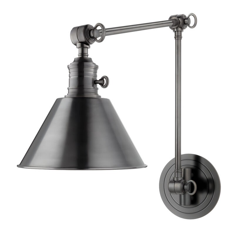Bronze swing sales arm wall lamp