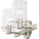 Munich 2 Light 15 inch Brushed Nickel Vanity Sconce Wall Light