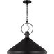 Suzanne Kasler Lyon 1 Light 24 inch Midnight Black Pendant Ceiling Light