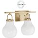 Mansfield 3 Light 24 inch Champagne Gold Vanity Light Wall Light