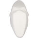 Lips White Fiber Cement Statue